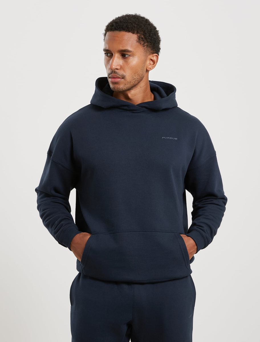 Core Fleece Hoodie | Dark Navy | Pursue Fitness