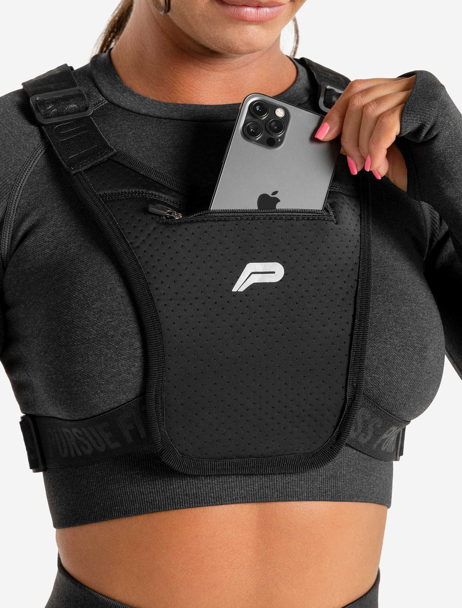 Running Phone Holder Training Vest Pursue Fitness