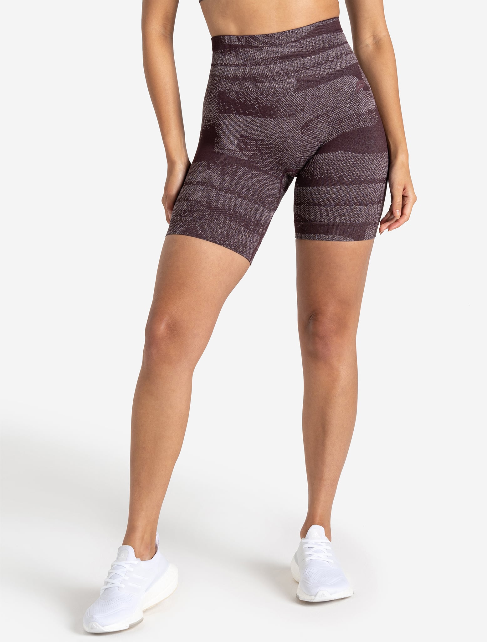 Boost Seamless Shorts - Cherry Pursue Fitness 1