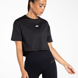 Breeze Crop T-Shirt / Black Pursue Fitness 1
