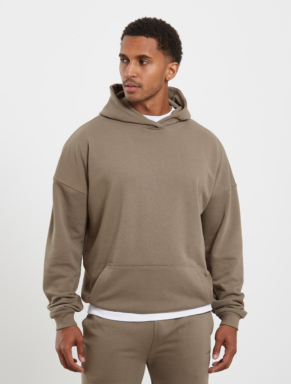 Men's Core Loopback Hoodie Olive Pursue Fitness