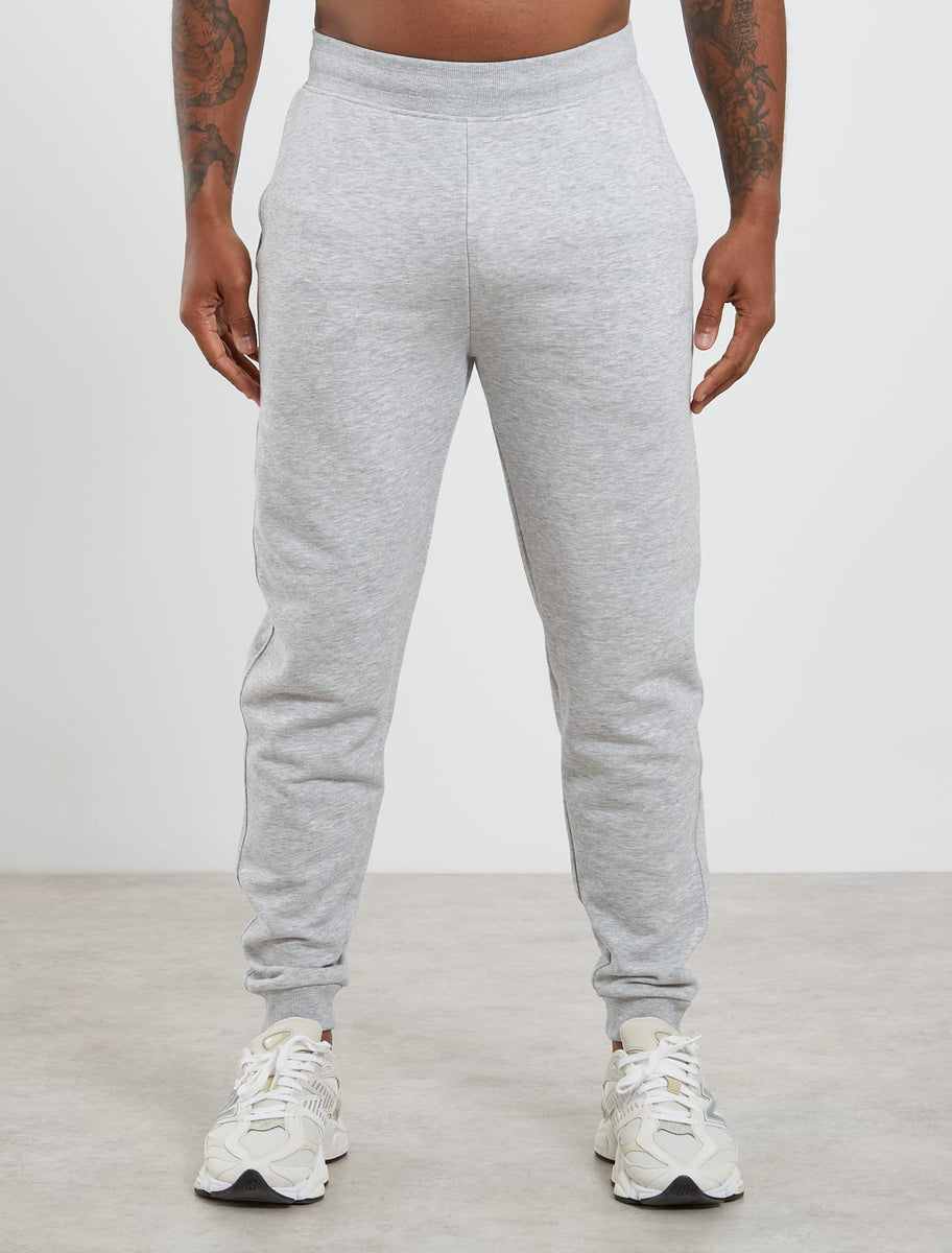 Men's Core Loopback Joggers Grey Marl Pursue Fitness