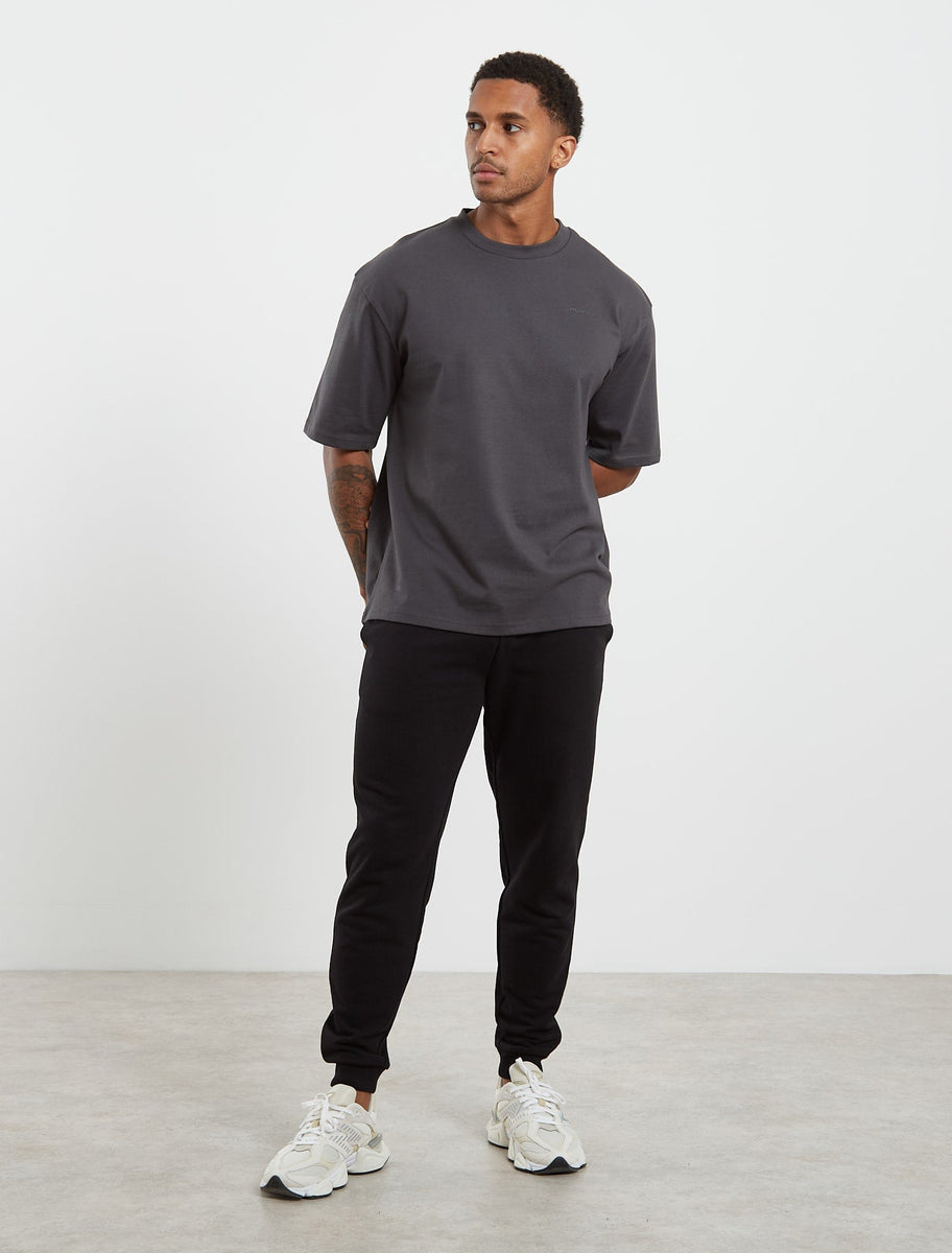 Core Oversized T-Shirt | Onyx Grey | Pursue Fitness