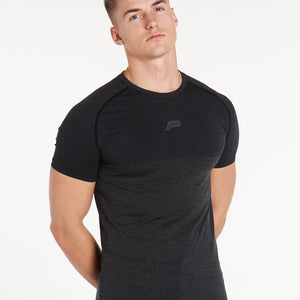 Core Seamless T-Shirt / Charcoal Marl Pursue Fitness 1
