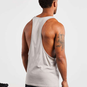 Icon Stringer Vest / Chalk Grey Pursue Fitness 2