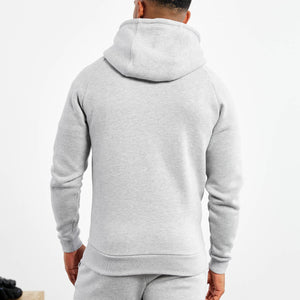 Icon Tapered Hoodie / Heather Grey Pursue Fitness 2