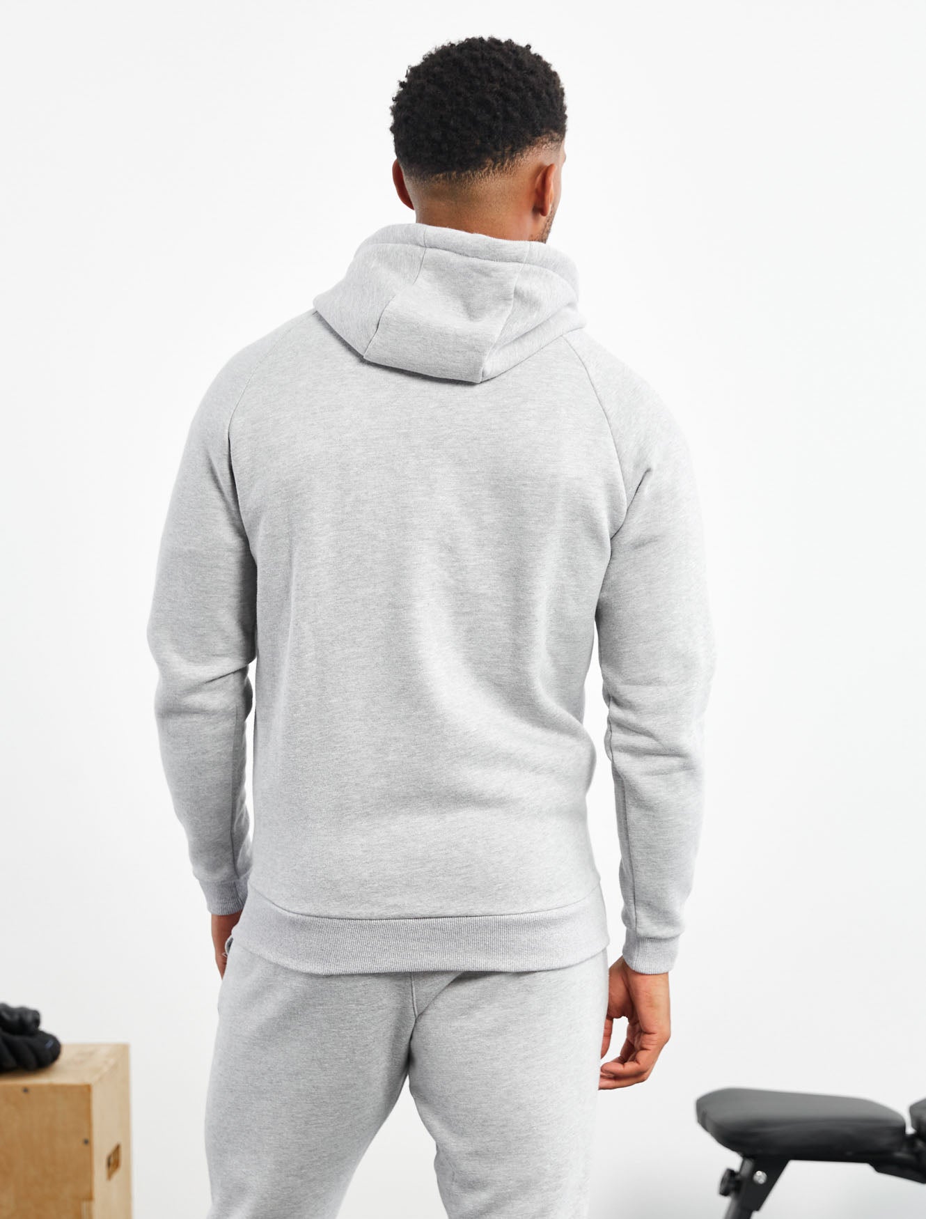 Icon Tapered Jacket / Heather Grey Pursue Fitness 2