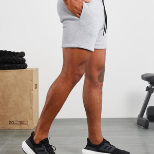 Icon Tapered Shorts / Heather Grey Pursue Fitness 2