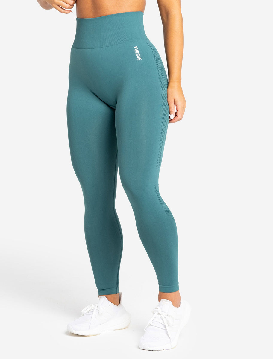 Move Seamless Leggings Teal Pursue Fitness