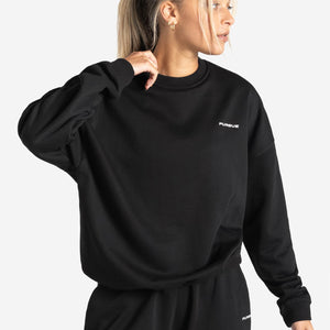Oversized Sweatshirt / Black Pursue Fitness 2