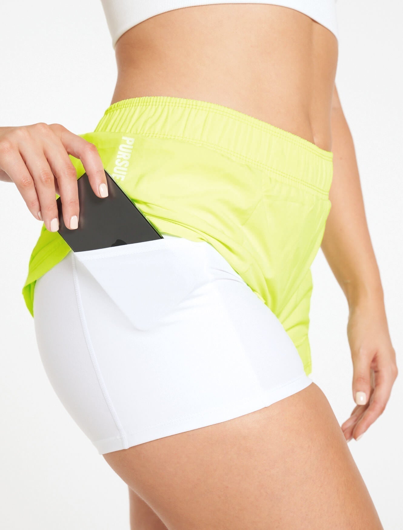 Pace Running Shorts / Volt Yellow Pursue Fitness 2