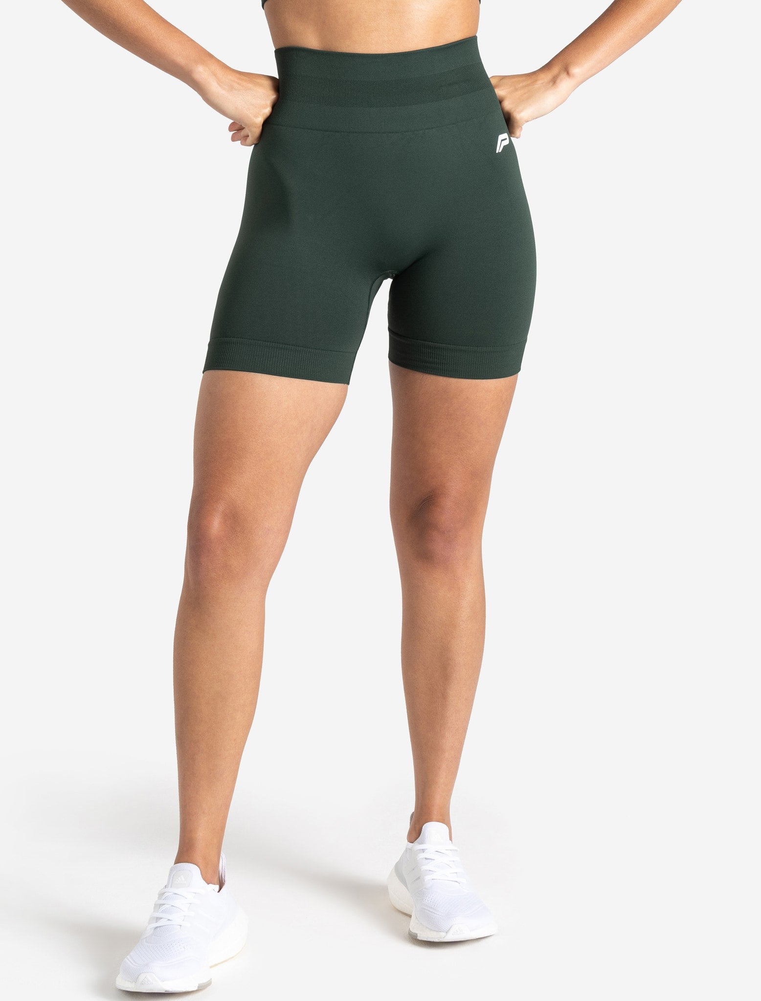 Scrunch Seamless Shorts - Forest Green Pursue Fitness 2