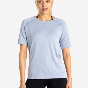 Seamless T-Shirt / Blue Marl Pursue Fitness 1