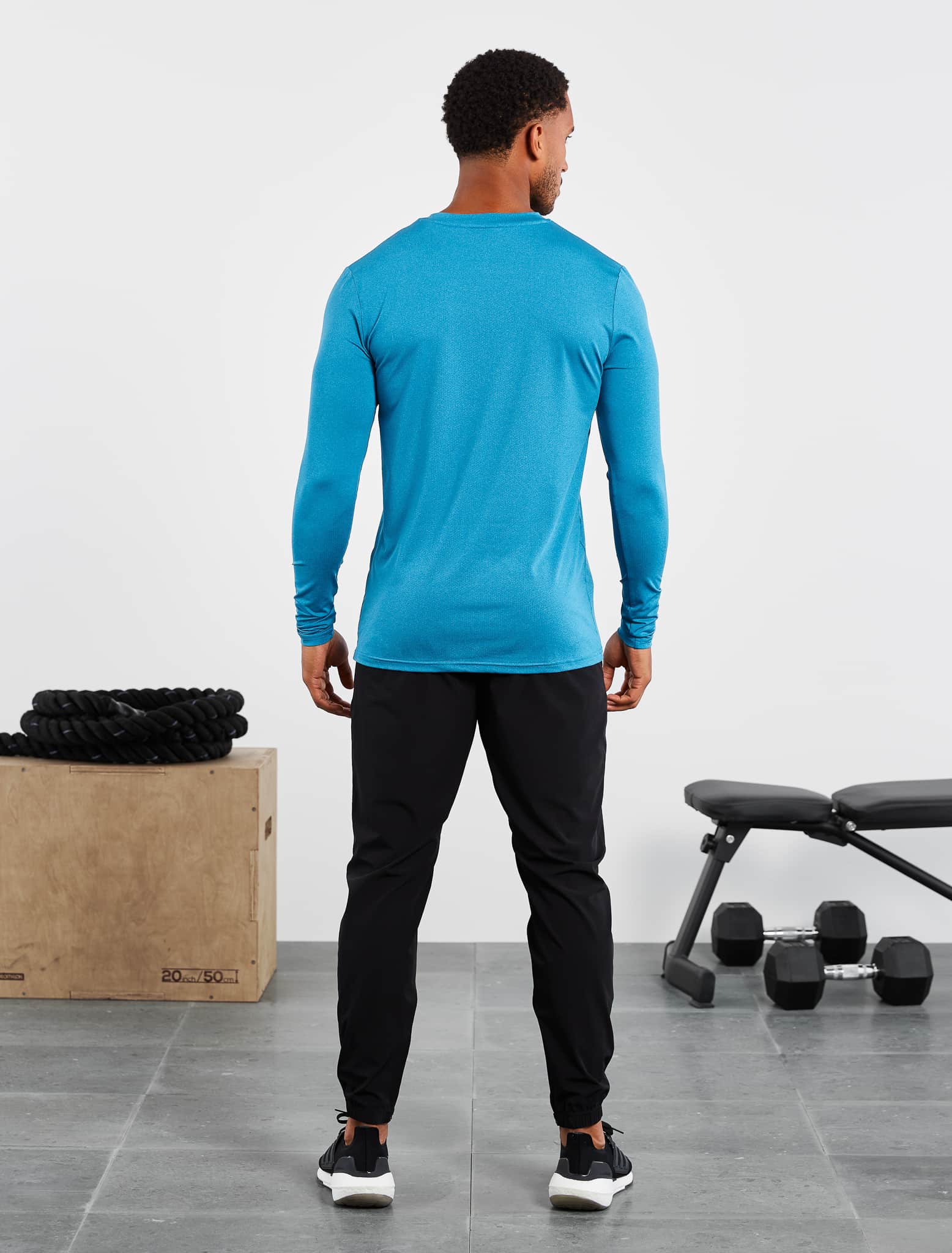 Training Long Sleeve T-Shirt / Blue Pursue Fitness 5