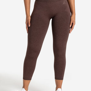 ADAPT 2.0 Seamless 7/8 Leggings - Cherry Brown Pursue Fitness 1