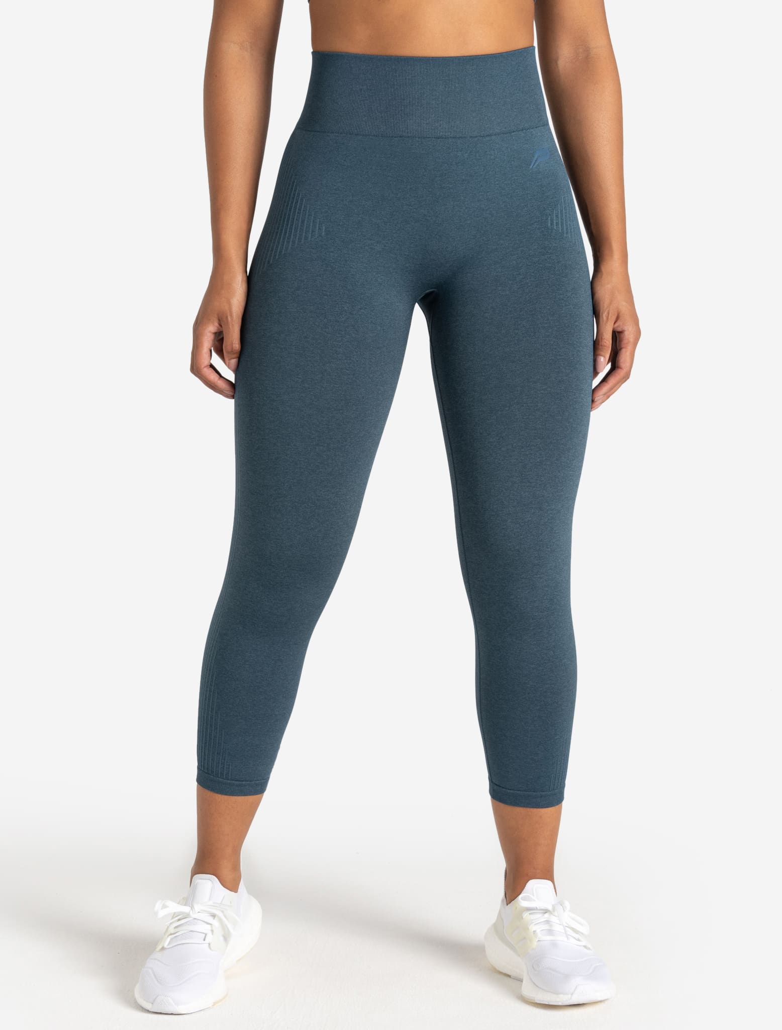 ADAPT 2.0 Seamless 7/8 Leggings - Petrol Blue Pursue Fitness 2