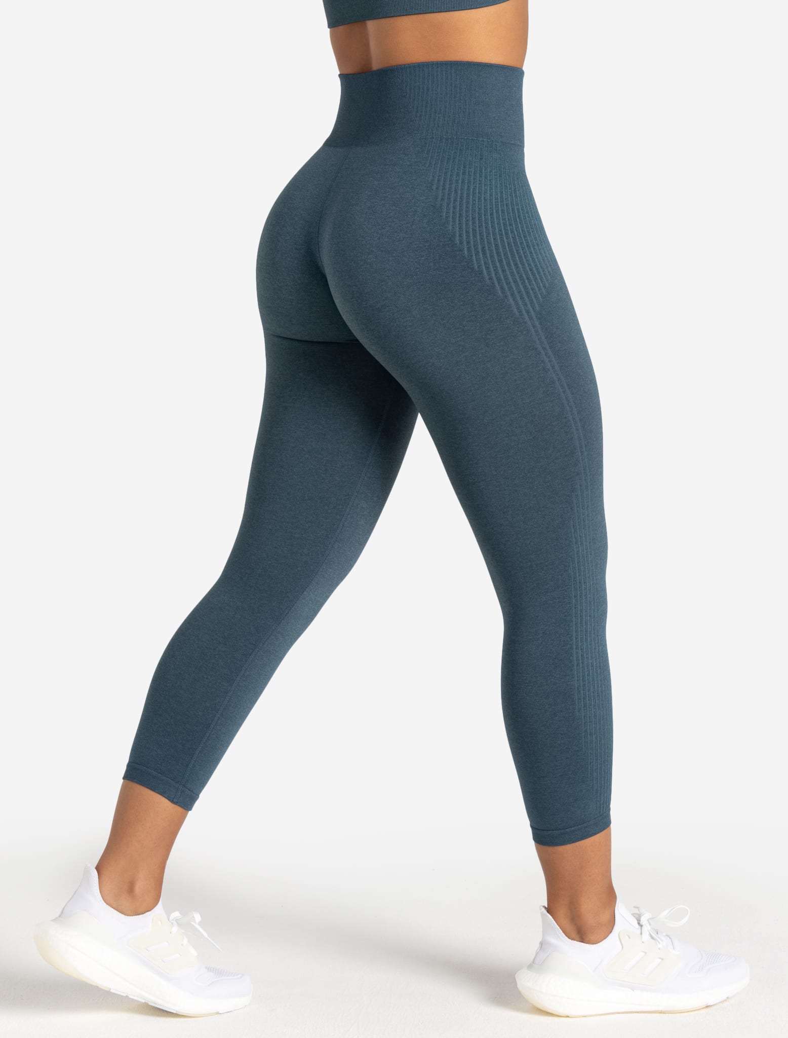 ADAPT 2.0 Seamless 7/8 Leggings - Petrol Blue Pursue Fitness 1