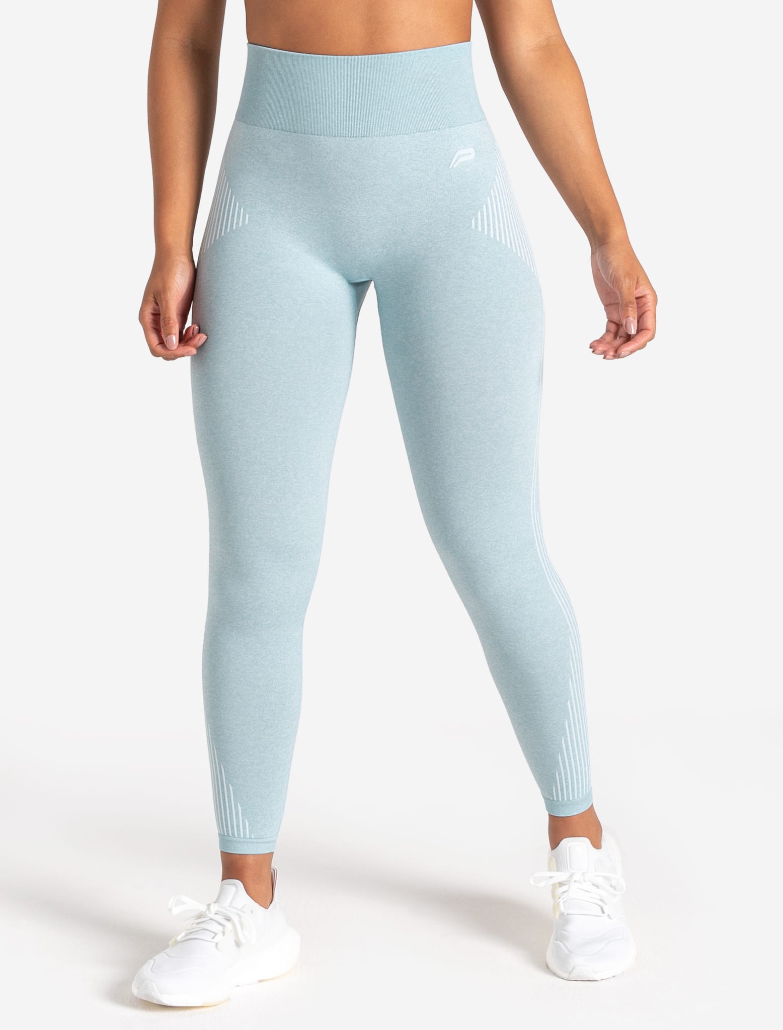 ADAPT 2.0 Seamless Leggings - Sky Blue Pursue Fitness 1