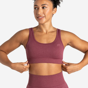 ADAPT 2.0 Seamless Sports Bra - Magenta Pursue Fitness 1