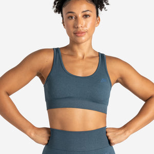 ADAPT 2.0 Seamless Sports Bra - Petrol Blue Pursue Fitness 1