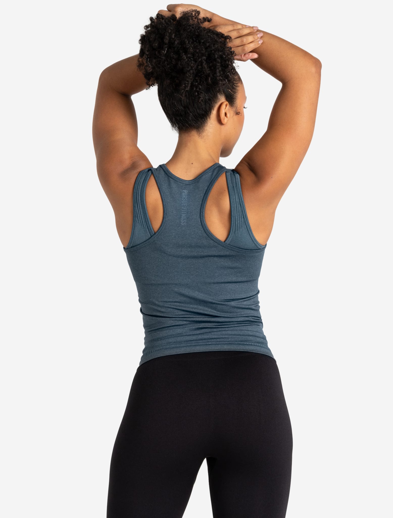 ADAPT 2.0 Seamless Vest - Petrol Blue Pursue Fitness 2