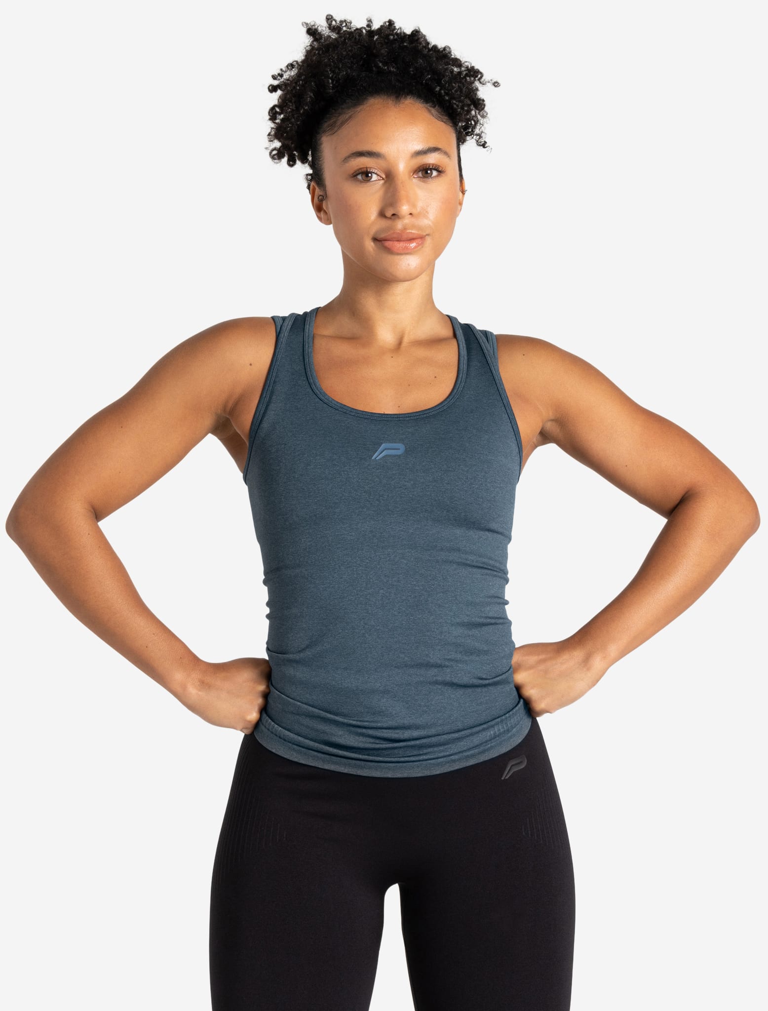 ADAPT 2.0 Seamless Vest - Petrol Blue Pursue Fitness 1