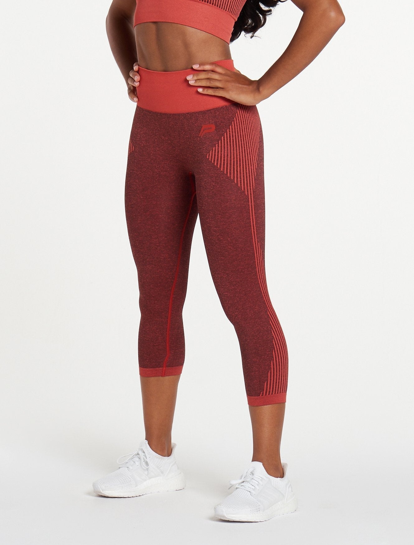 ADAPT Seamless ¾ Leggings / Coral Quartz Pursue Fitness 1