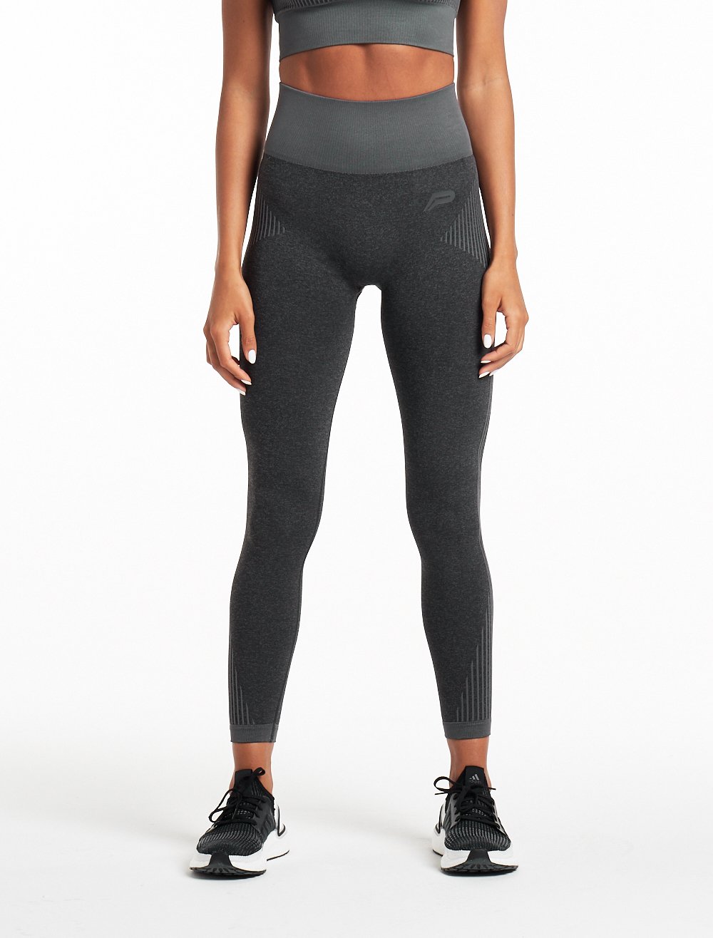 ADAPT Seamless Leggings / Black.Charcoal Pursue Fitness 2