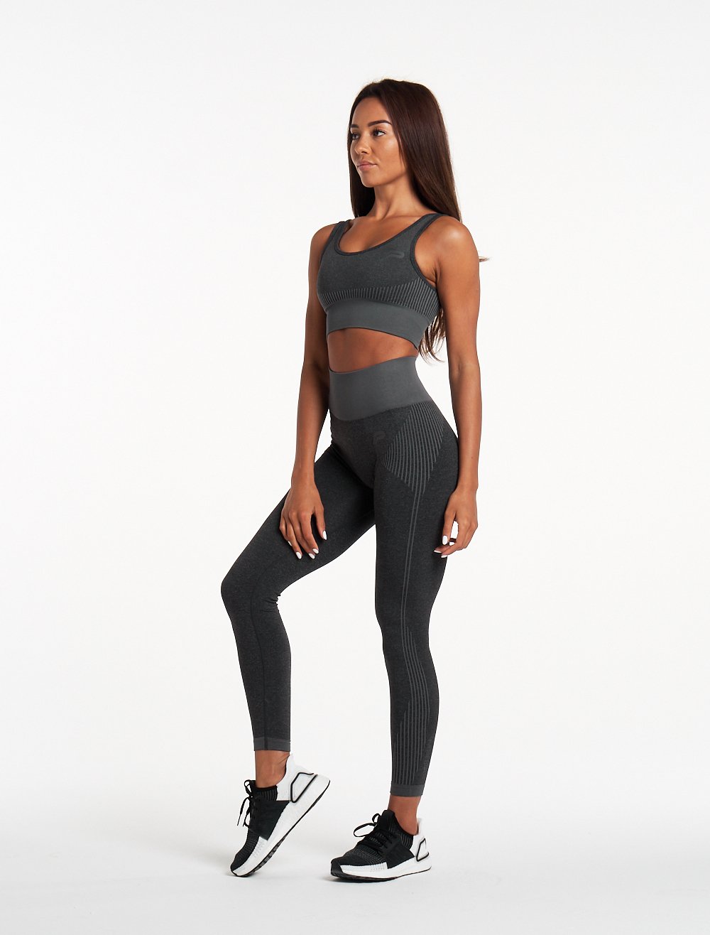 ADAPT Seamless Leggings / Black.Charcoal Pursue Fitness 7