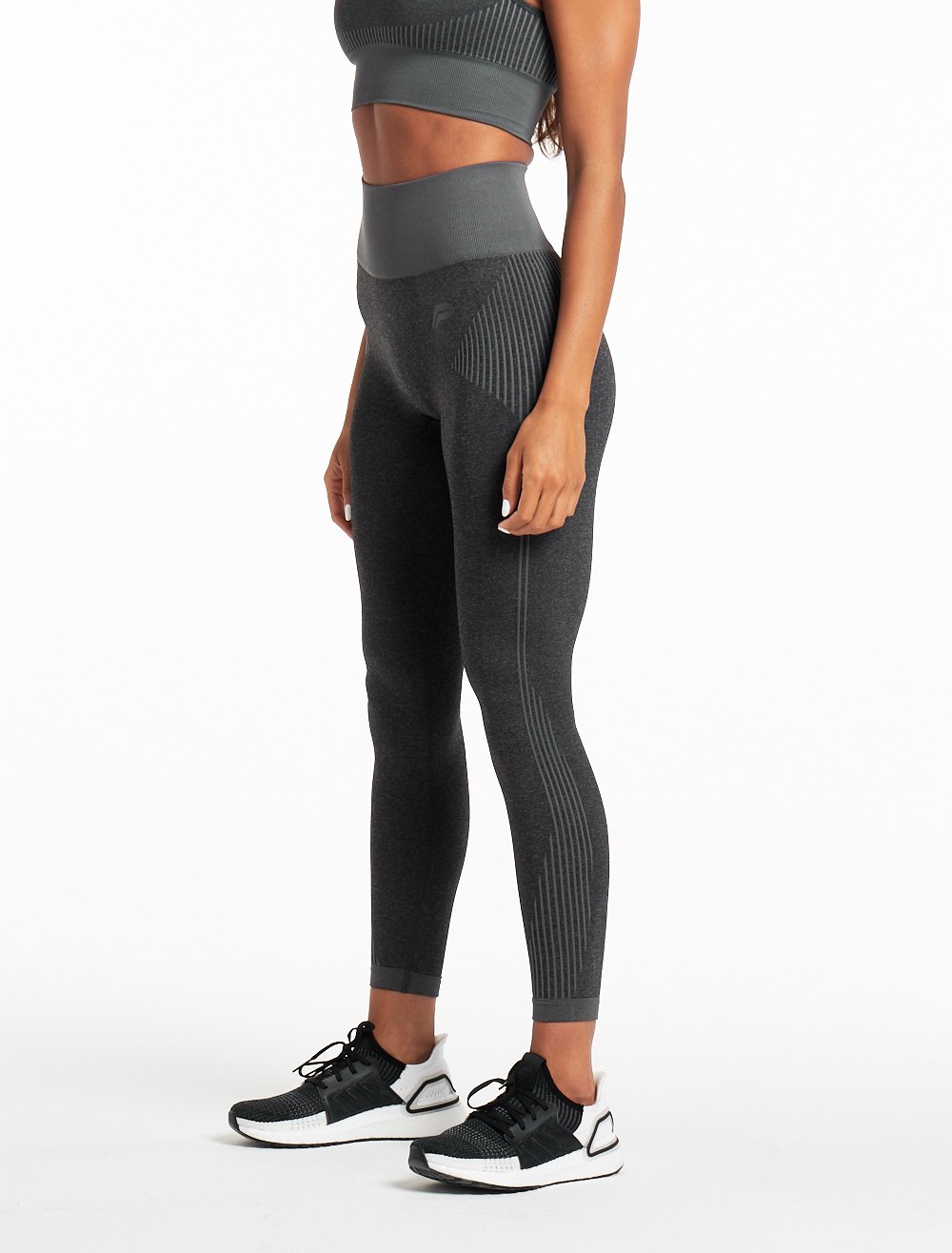 Black Charcoal ADAPT Seamless High Waisted Leggings