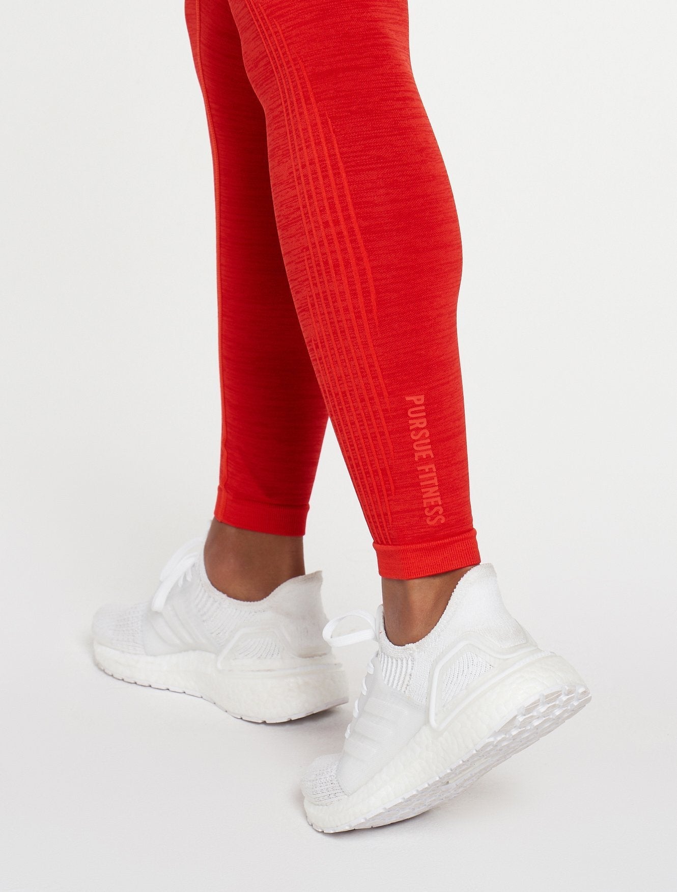 ADAPT Seamless High Waisted Leggings Red Pursue Fitness