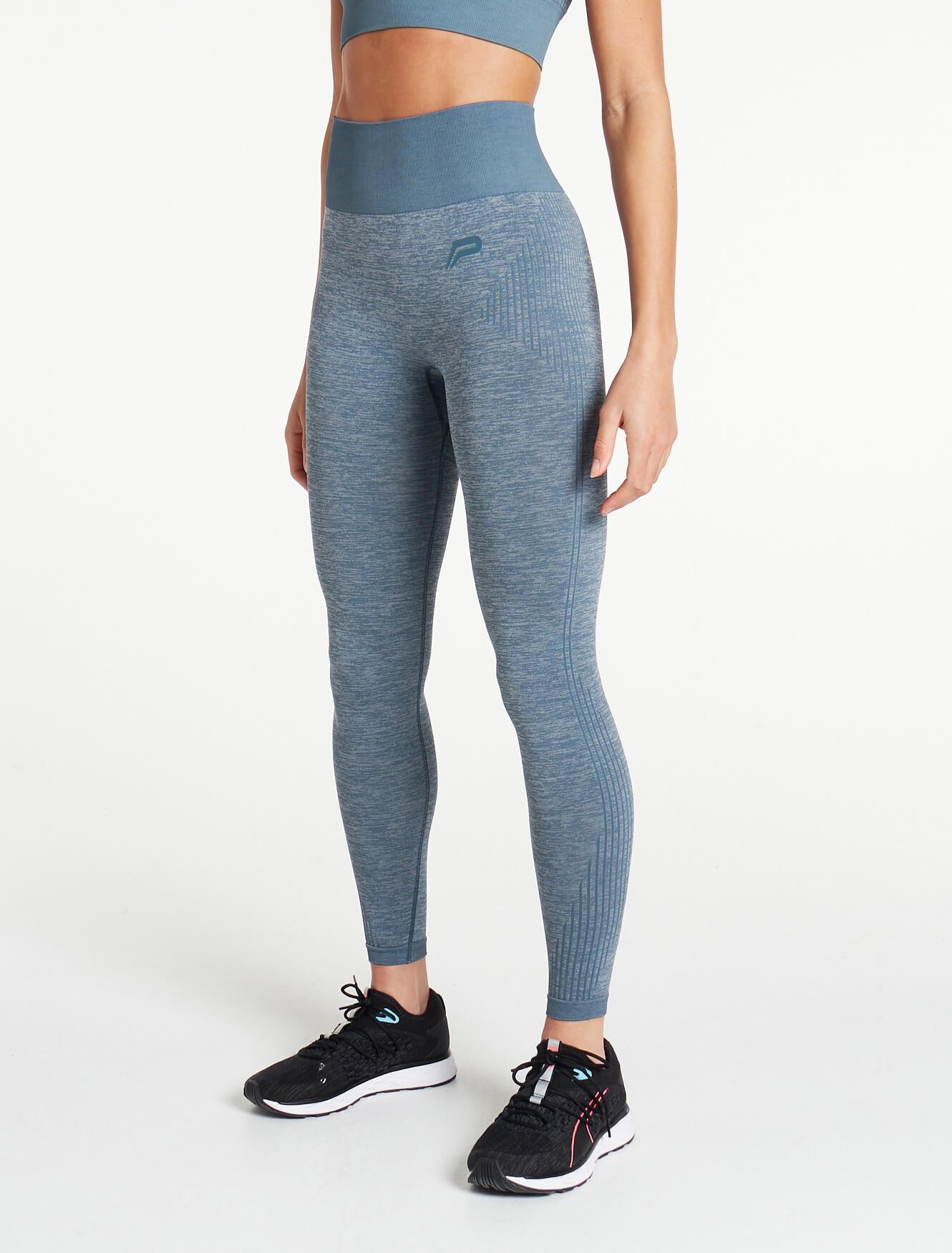 ADAPT Seamless Leggings / Slate Blue Pursue Fitness 1