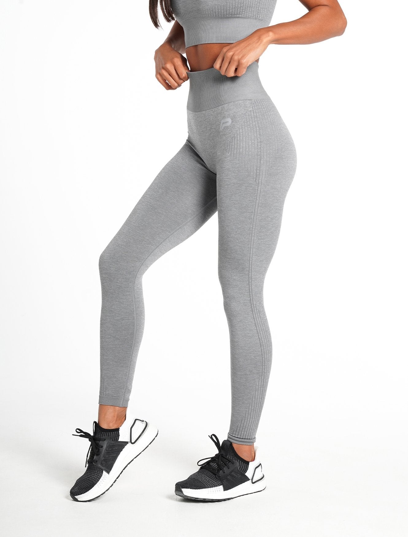 ADAPT Seamless Leggings / Subtle Grey Pursue Fitness 1