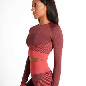 Adapt Seamless Long Sleeve Crop Tops