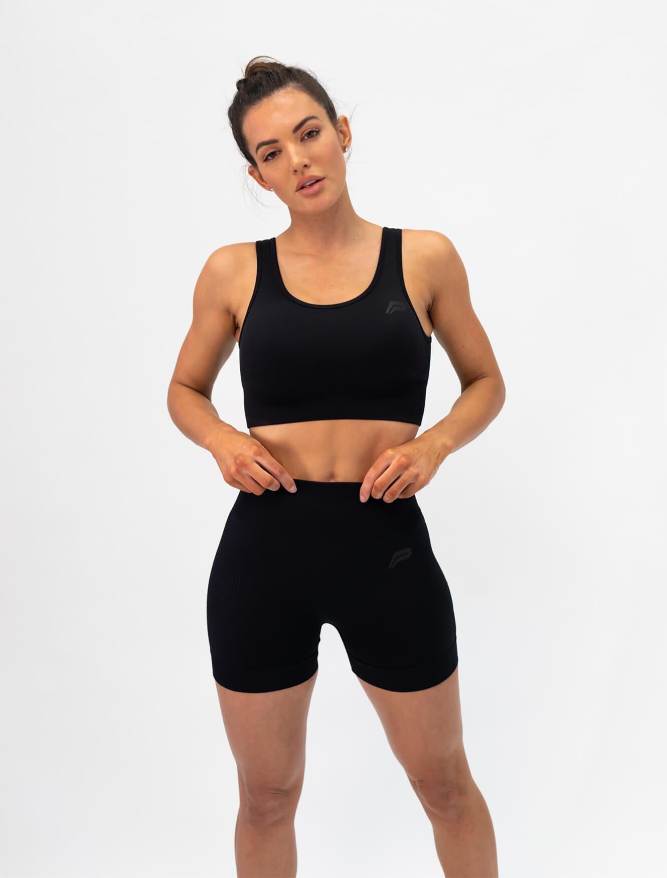 ADAPT Seamless Short Length Shorts / Blackout Pursue Fitness 8