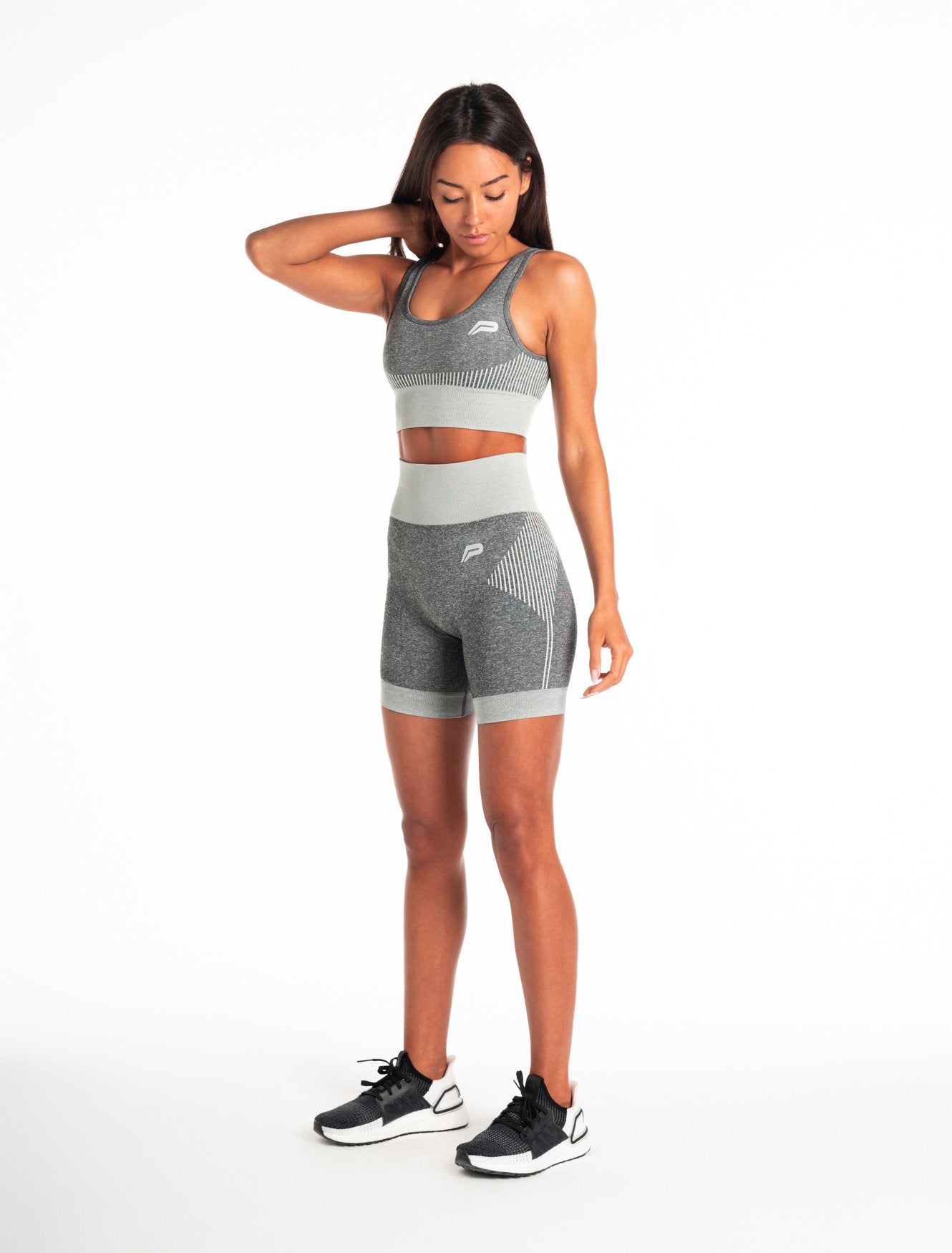 ADAPT Seamless Shorts, Light Grey