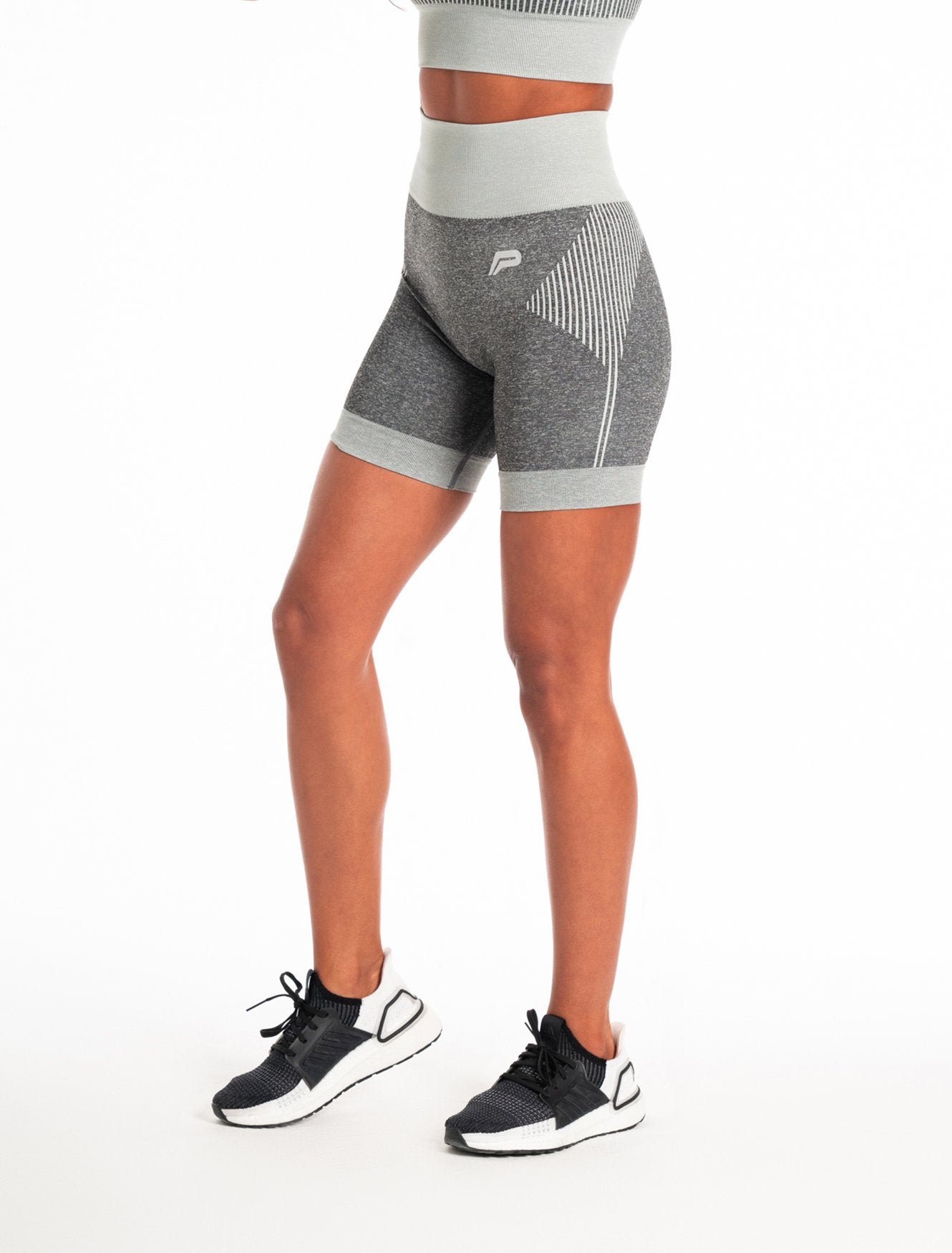 ADAPT Seamless Shorts, Light Grey