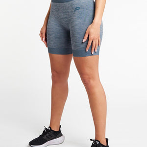 ADAPT Seamless Shorts / Slate Blue Pursue Fitness 1
