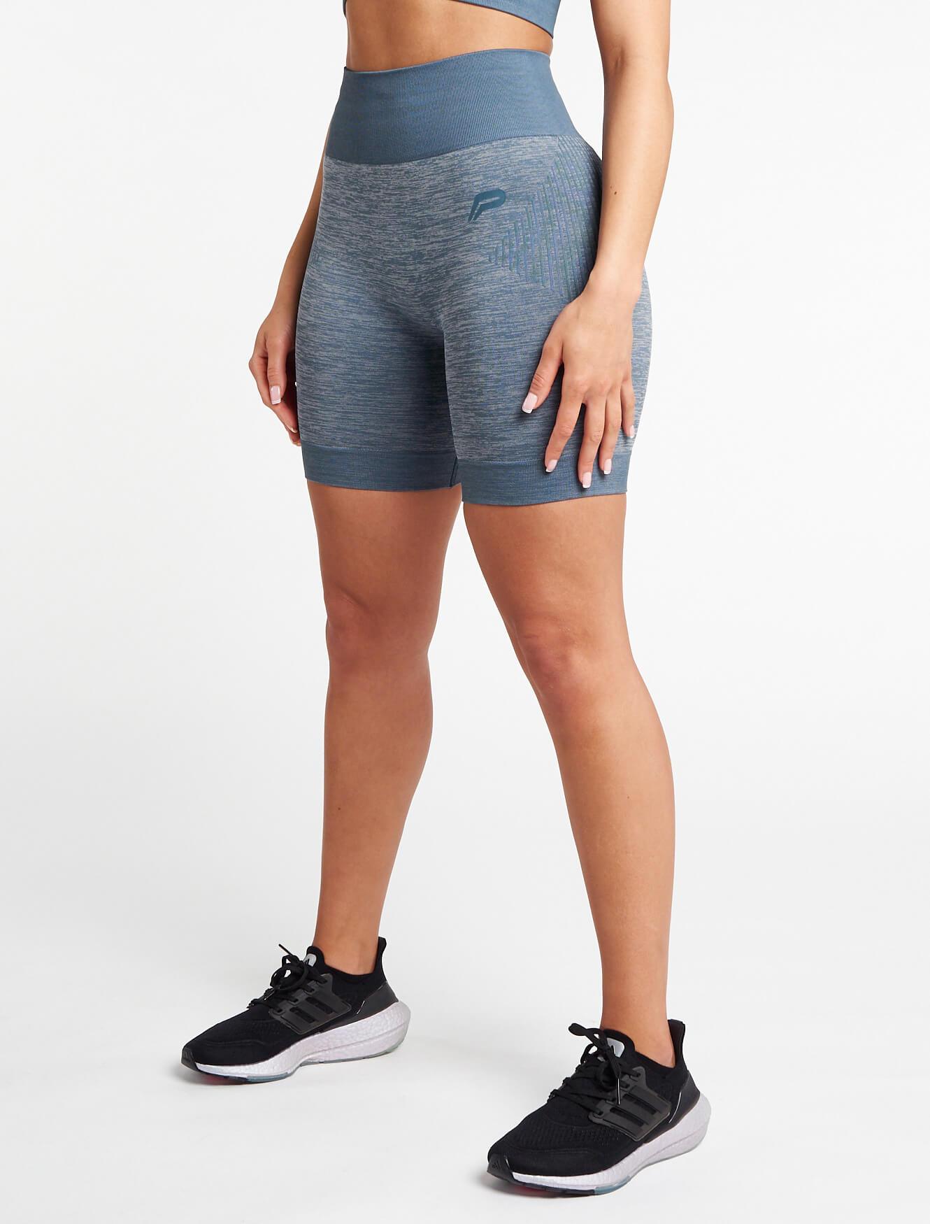 ADAPT Seamless Shorts / Slate Blue Pursue Fitness 1
