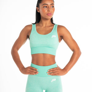 ADAPT Seamless Sports Bra / Aqua Teal Pursue Fitness 1