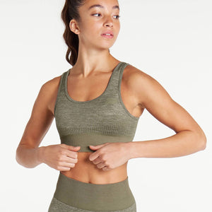 ADAPT Seamless Sports Bra / Khaki Pursue Fitness 2