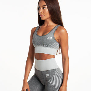 ADAPT Seamless Sports Bra / Light Grey Pursue Fitness 1