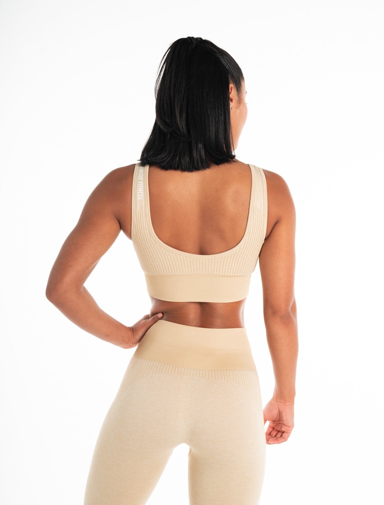 ADAPT Seamless Sports Bra / Marl Beige Pursue Fitness 2