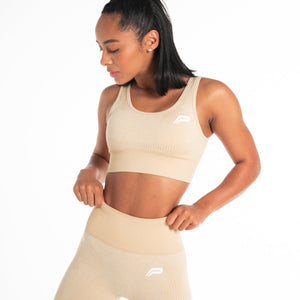 ADAPT Seamless Sports Bra / Marl Beige Pursue Fitness 1