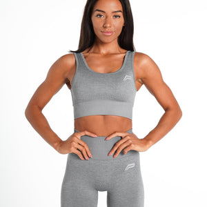 ADAPT Seamless Sports Bra / Subtle Grey Pursue Fitness 1