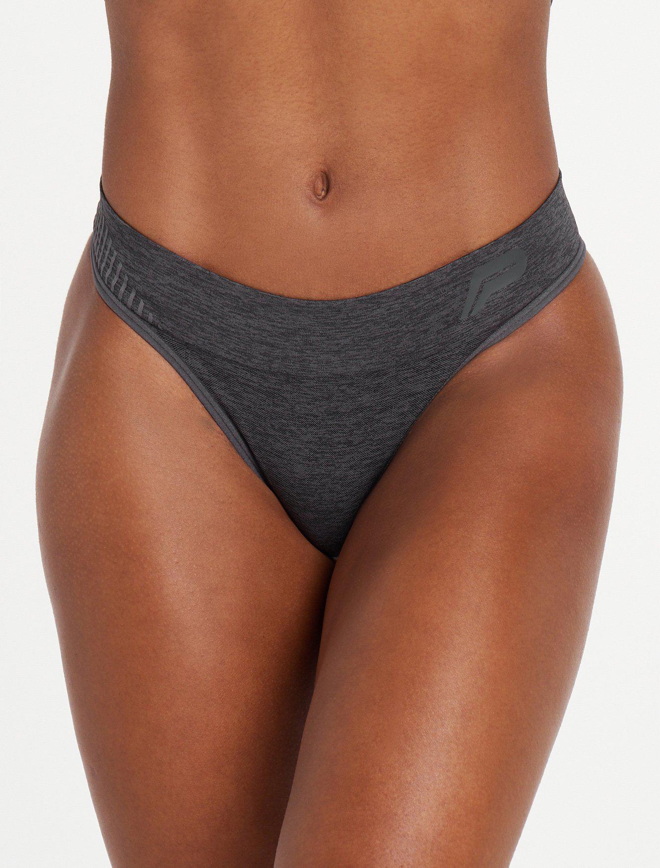 ADAPT Seamless Thong / Black.Charcoal Pursue Fitness 1