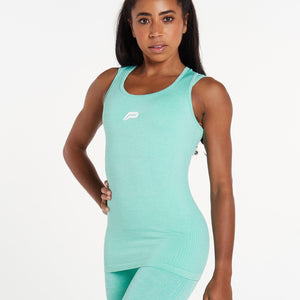 ADAPT Seamless Vest / Aqua Teal Pursue Fitness 4