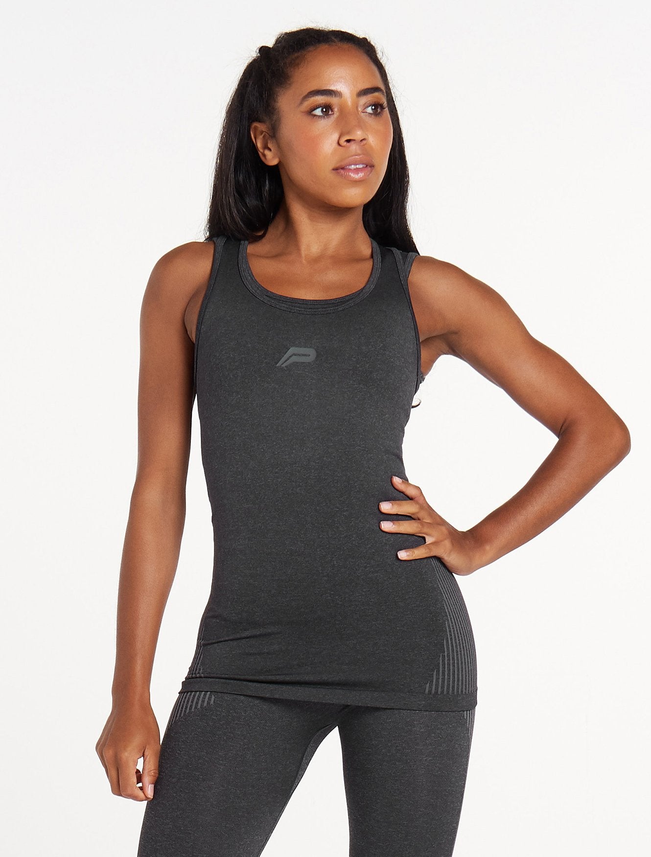 ADAPT Seamless Vest / Black.Charcoal Pursue Fitness 1