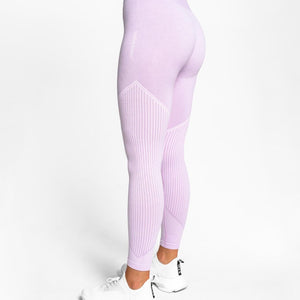 Afterglow Seamless Leggings / Lilac Mist Pursue Fitness 2