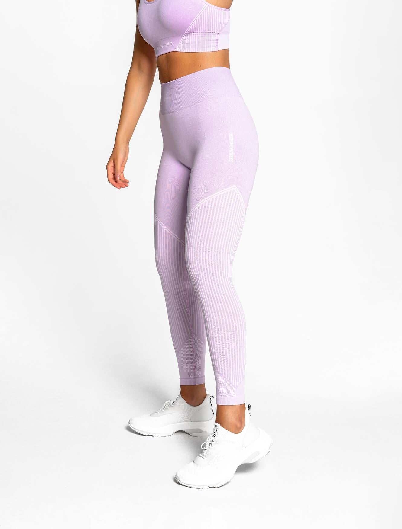 Afterglow Seamless Leggings / Lilac Mist Pursue Fitness 3